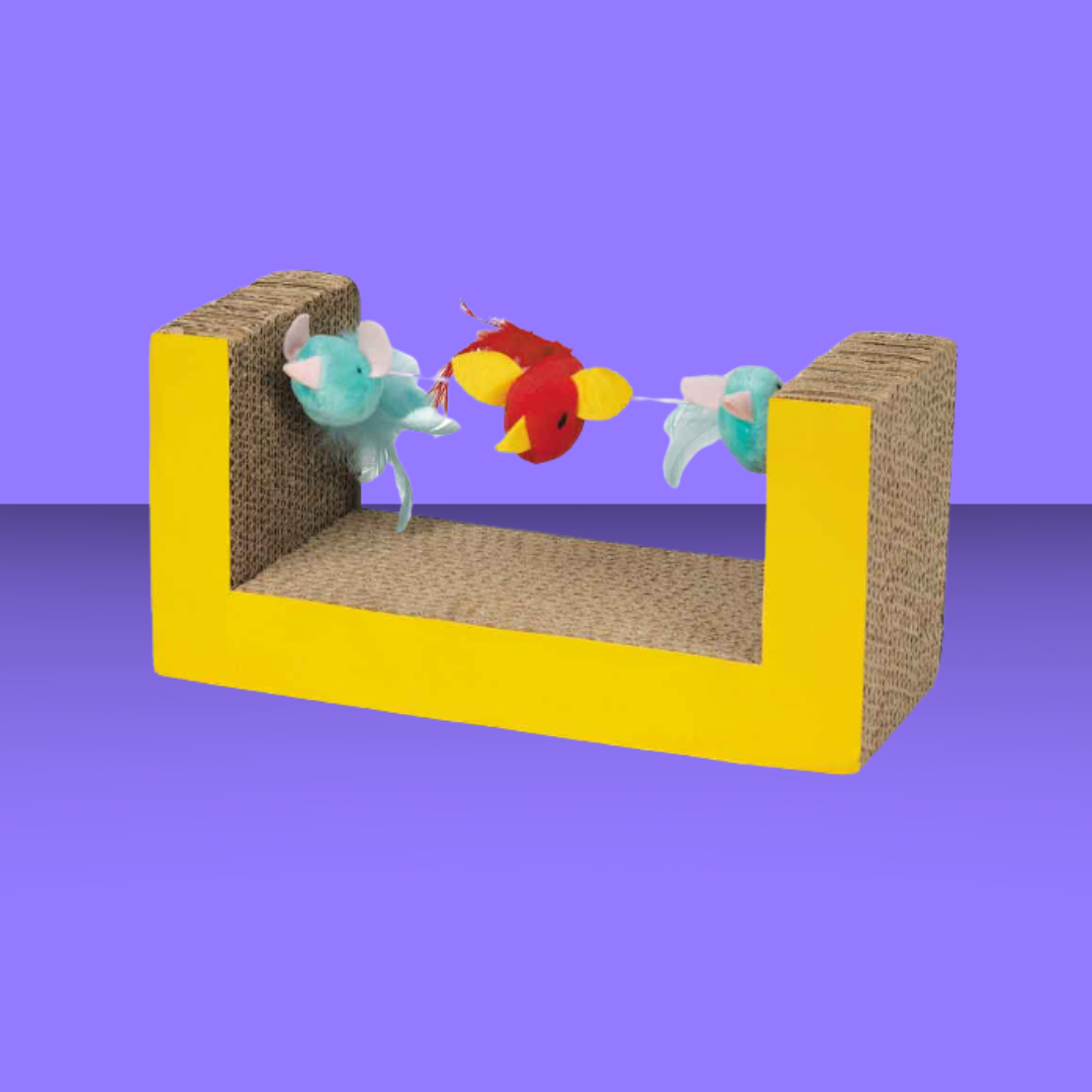 Pet Park Blvd Cat Scratcher w/ Birds